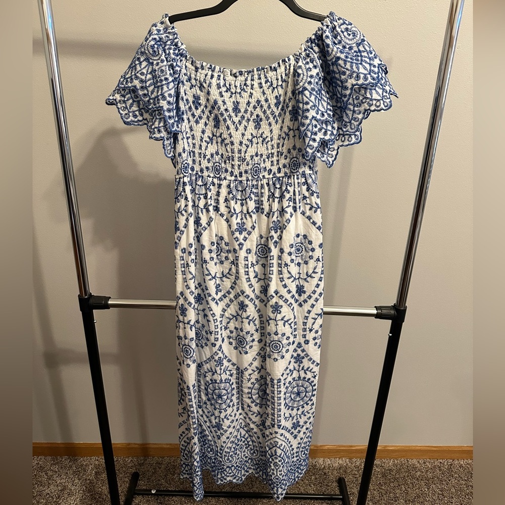 White Off-Shoulder Dress